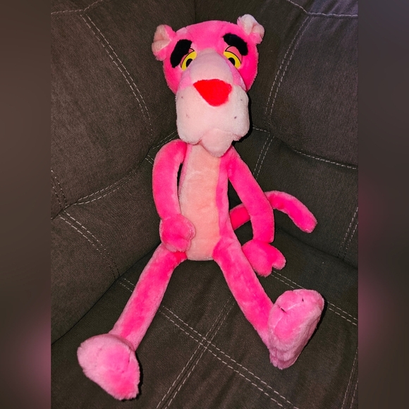 pink Panther Other - Vintage PINK PANTHER Plush Doll Large Plush 1980 Mighty Star Figure Toy